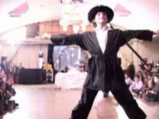 Bottle dancers USA performing Klezmer dance Raiders